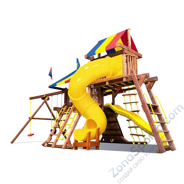 Детская игровая площадка Rainbow Play Systems Саншайн Кастл Спиральная горка Лайт Тент (Sunshine Castle Pkg V RYB Light) Детская игровая площадка Rainbow Play Systems Саншайн Кастл Спиральная горка Лайт Тент (Sunshine Castle Pkg V RYB Light)