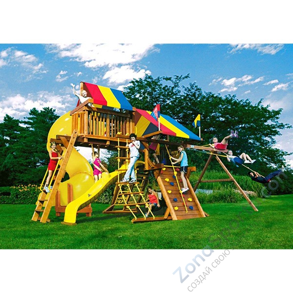 Детская игровая площадка Rainbow Play Systems Саншайн Кастл Спиральная горка Лайт Тент (Sunshine Castle Pkg V RYB Light) Детская игровая площадка Rainbow Play Systems Саншайн Кастл Спиральная горка Лайт Тент (Sunshine Castle Pkg V RYB Light)