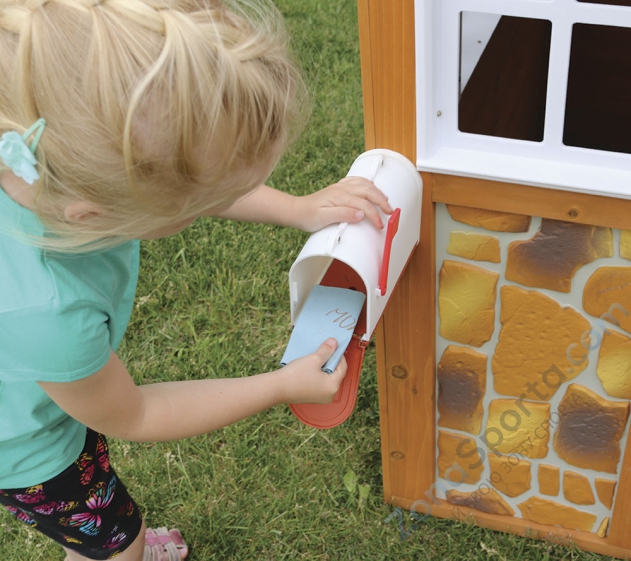 Детский деревянный Цветочный домик люкс