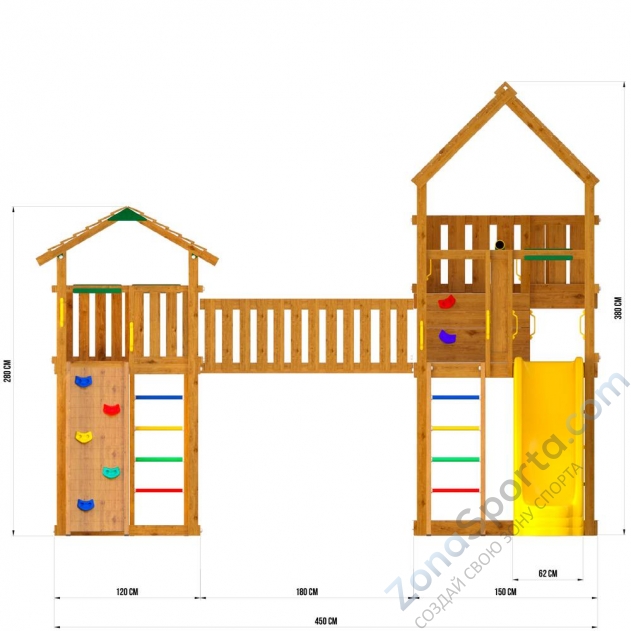 Детский игровой комплекс Jungle Palace Делюкс JВ3 Детский игровой комплекс Jungle Palace Делюкс JВ3