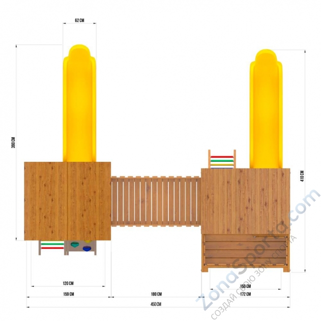 Детский игровой комплекс Jungle Palace Делюкс JB6 Детский игровой комплекс Jungle Palace Делюкс JB6