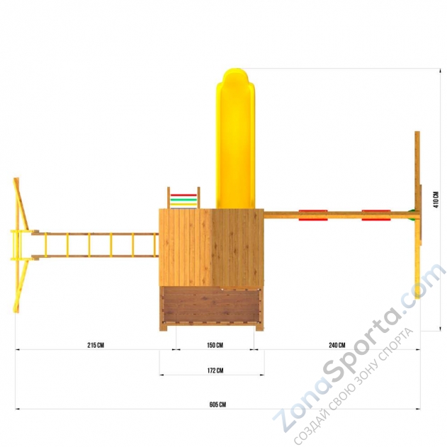 Детский игровой комплекс Jungle Palace JP8  Детский игровой комплекс Jungle Palace JP8