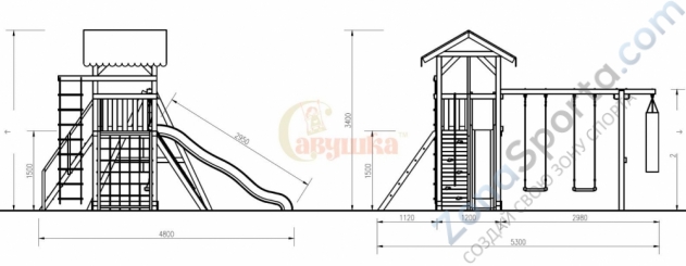 Детская площадка Савушка 4 Детская площадка Савушка 4