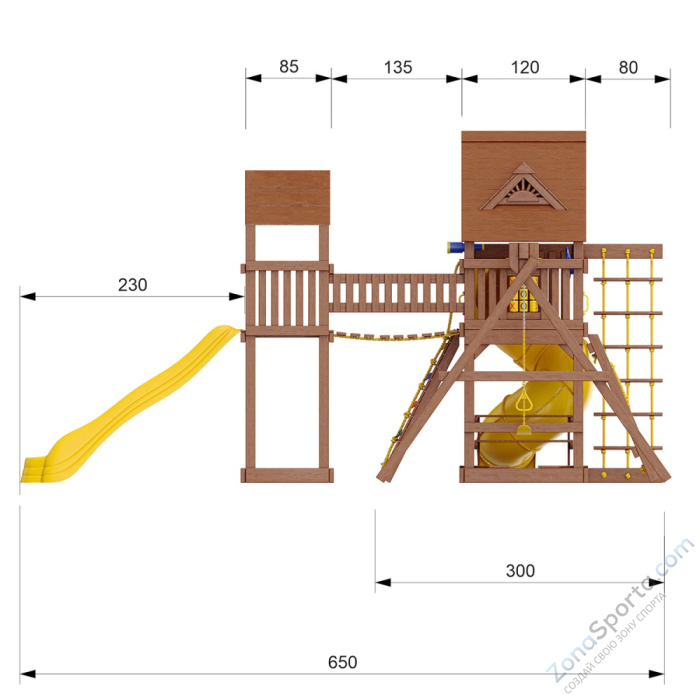 Детский игровой комплекс SunriseFort-5