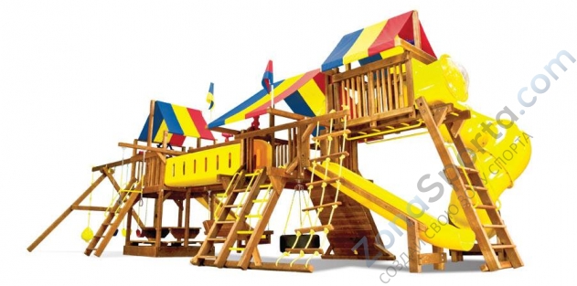 Детский игровой комплекс Rainbow Play Sistems Саншайн Дабл Вамми Тент (Sunshine Double Wammy RYB) Детский игровой комплекс Rainbow Play Sistems Саншайн Дабл Вамми Тент (Sunshine Double Wammy RYB)