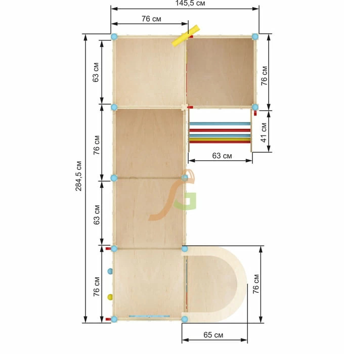 Детский игровой уголок IgraGrad 9 Детский игровой уголок IgraGrad 9