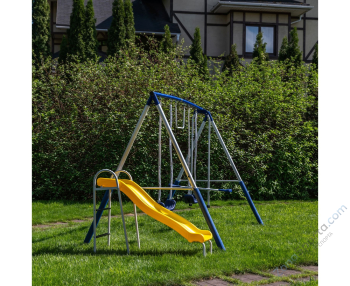 Детский комплекс DFC качели, качели-балансир, горка 74201 Детский комплекс DFC качели, качели-балансир, горка 74201