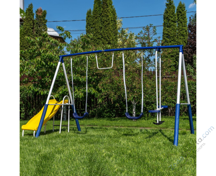 Детский комплекс DFC качели, качели-балансир, горка 74201 Детский комплекс DFC качели, качели-балансир, горка 74201
