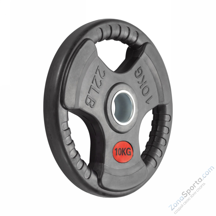 Диск 51 мм. обрезиненный 10 кг. VictoryFit VF-S511000