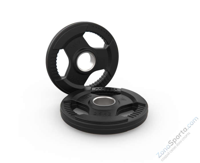 Диск обрезиненный с хватом 2,5 кг / диаметр 51 мм DFC Диск обрезиненный с хватом 2,5 кг / диаметр 51 мм DFC