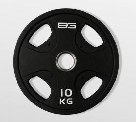 Диск олимпийский профессиональный Bronze Gym BGPLP100 полиуретан 10 кг  Диск олимпийский профессиональный Bronze Gym BGPLP100 полиуретан 10 кг