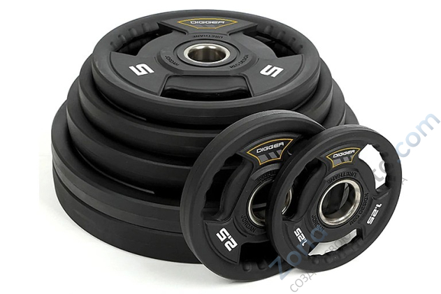 Диск олимпийский полиуретановый Hasttings HD51C3A-25 3-х хватовый 25 кг Диск олимпийский полиуретановый Hasttings HD51C3A-25 3-х хватовый 25 кг