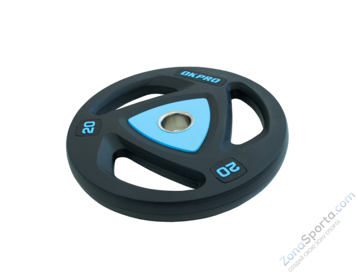 Диск олимпийский полиуретановый OKPRO OK2037-2000 20 кг