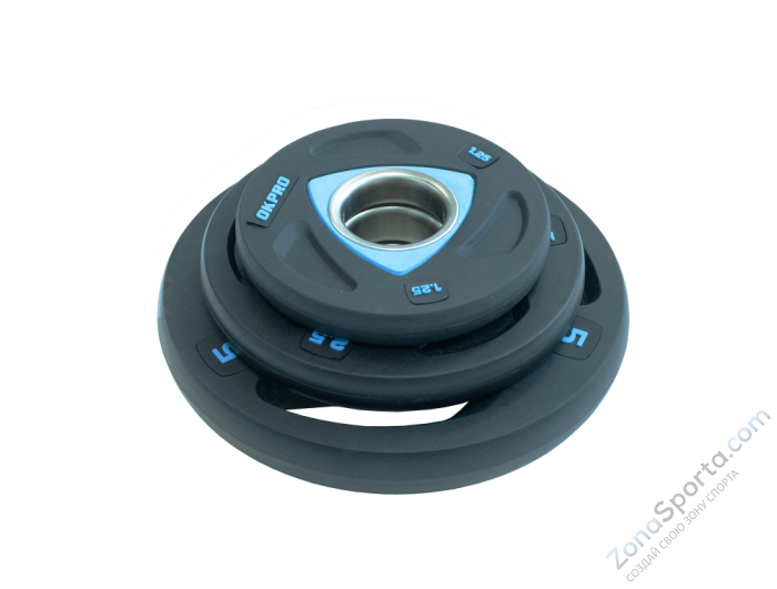 Диск олимпийский полиуретановый OKPRO OK2037-250 2,5 кг