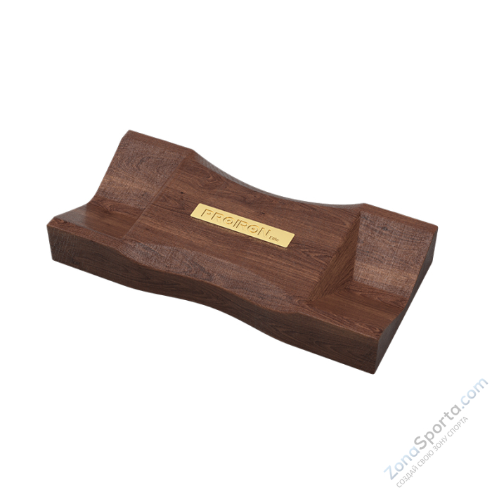 Гантель из латуни и черного дерева 5 кг с подставкой Proiron