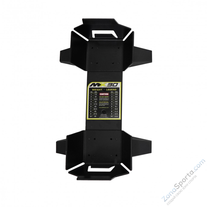 Гантель регулируемая MX Select MX30, вес 3.4-13.9 кг Гантель регулируемая MX Select MX30, вес 3.4-13.9 кг