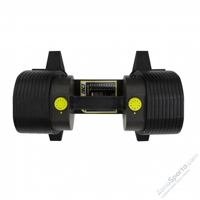Гантель регулируемая MX Select MX30, вес 3.4-13.9 кг Гантель регулируемая MX Select MX30, вес 3.4-13.9 кг