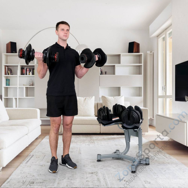 Гантель с регулировкой веса Liveup LS2315 (5-40 кг) Гантель с регулировкой веса Liveup LS2315 (5-40 кг)