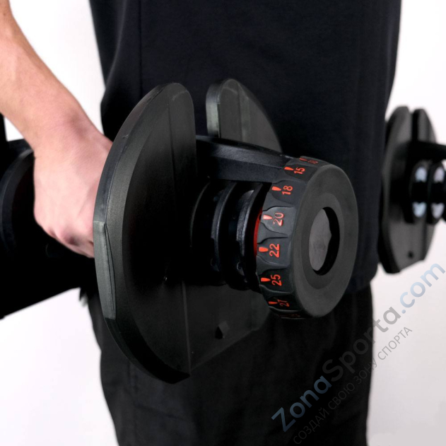 Гантель с регулировкой веса Liveup LS2315 (5-40 кг) Гантель с регулировкой веса Liveup LS2315 (5-40 кг)