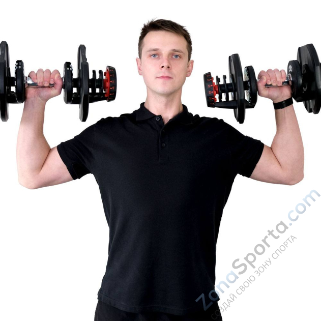 Гантель с регулировкой веса Liveup LS2315 (5-40 кг) Гантель с регулировкой веса Liveup LS2315 (5-40 кг)