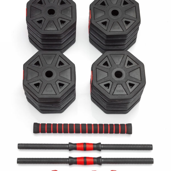 Гантели гексагональные разборные с грифом, 50 кг. (2 шт. х 25 кг.) VictoryFit VF-DН500 Гантели гексагональные разборные с грифом, 50 кг. (2 шт. х 25 кг.) VictoryFit VF-DН500