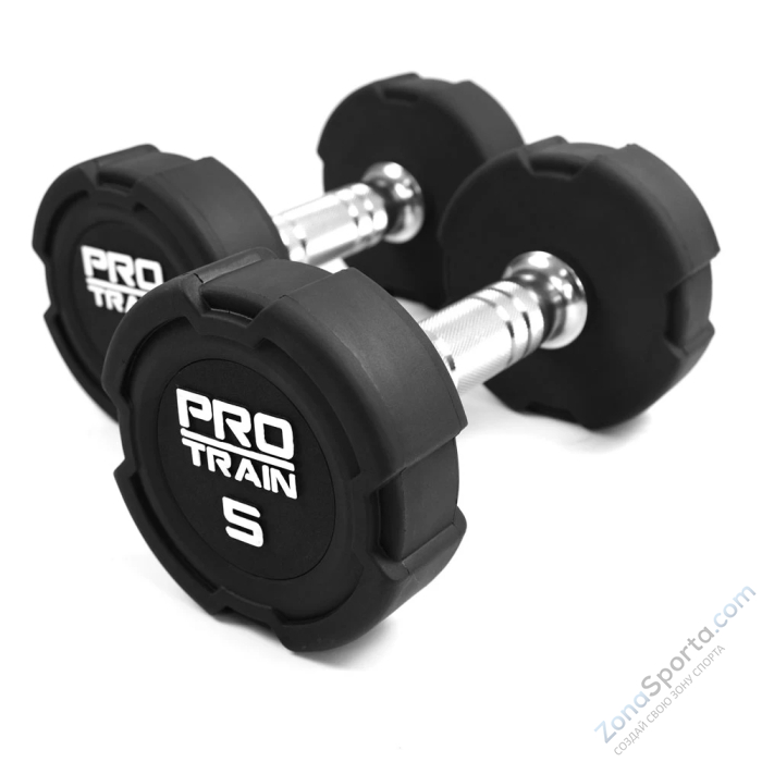 Гантельный ряд полиуретановый 2,5-40 кг Protrain DPU Гантельный ряд полиуретановый 2,5-40 кг Protrain DPU