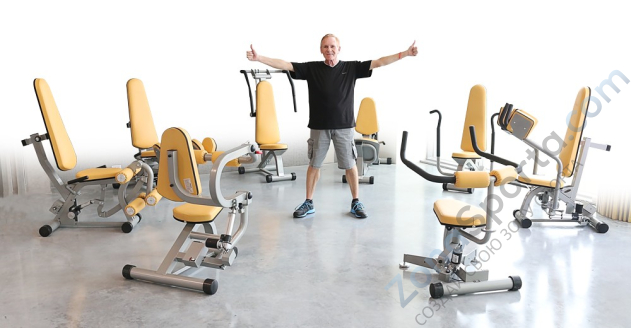 Гидравлический тренажер становая тяга AMF M1162 Гидравлический тренажер становая тяга AMF M1162