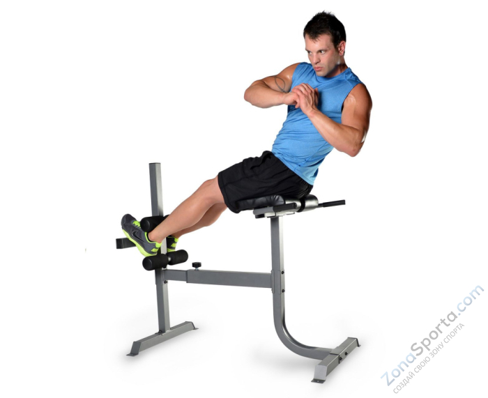 Гиперэкстензия / римский стул серебряный DFC CAP FM-CS709 Гиперэкстензия / римский стул серебряный DFC CAP FM-CS709