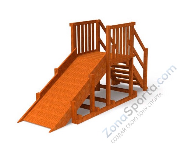 Зимняя заливная горка Урал Зимняя заливная горка Урал