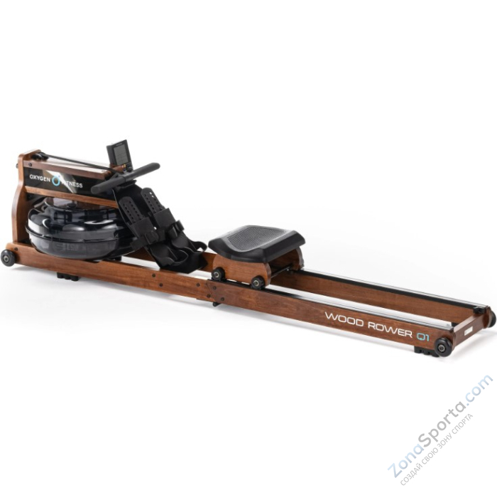 Гребной тренажер домашний Oxygen Fitness Wood Rower Q1 Гребной тренажер домашний Oxygen Fitness Wood Rower Q1