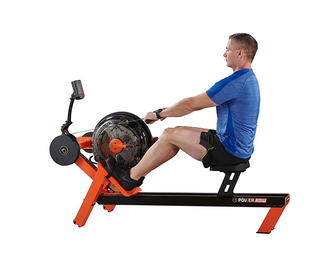 Гребной тренажер FluidPowerROW Orange