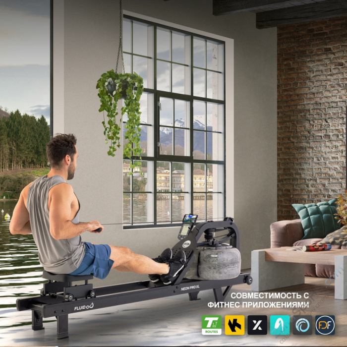 Гребной тренажер Neon PRO XL