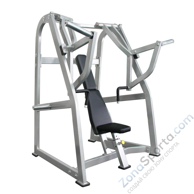 Грудной жим сидя на свободных весах Protrain 8214