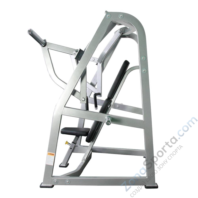 Грудной жим сидя на свободных весах Protrain 8214