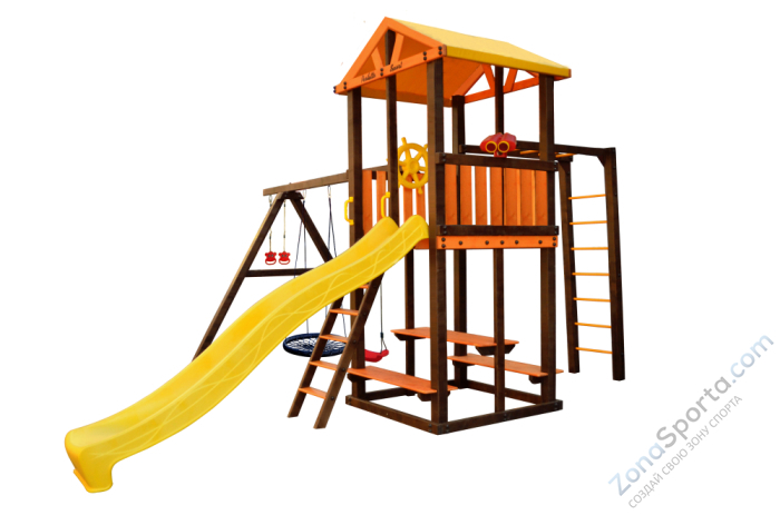 Игровой комплекс Perfetto sport Bari-6 + качели Паутина