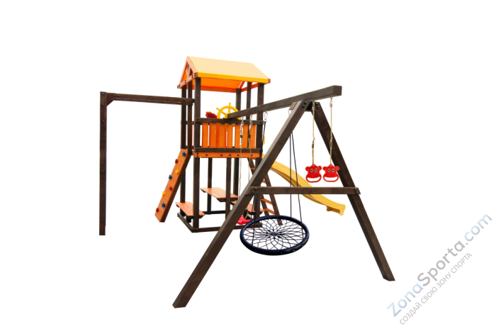 Игровой комплекс Perfetto sport Bari-7 + качели Паутина
