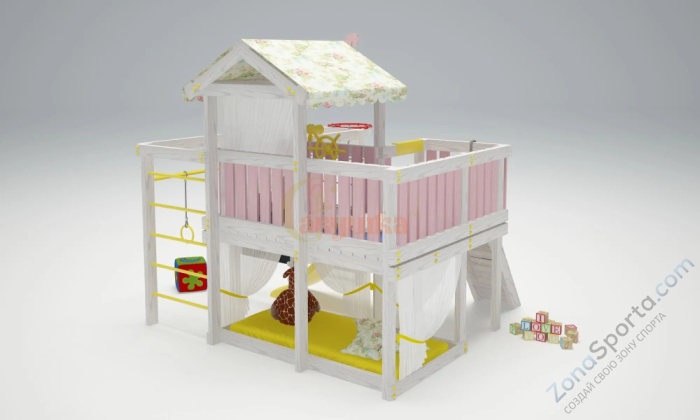 Игровой комплекс Савушка Baby 8 розовый