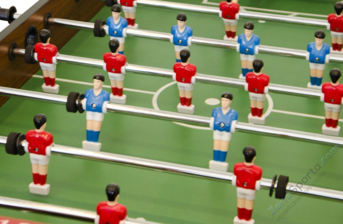 Игровой стол - футбол складной Maccabi Mini (орех) Игровой стол - футбол складной Maccabi Mini (орех)