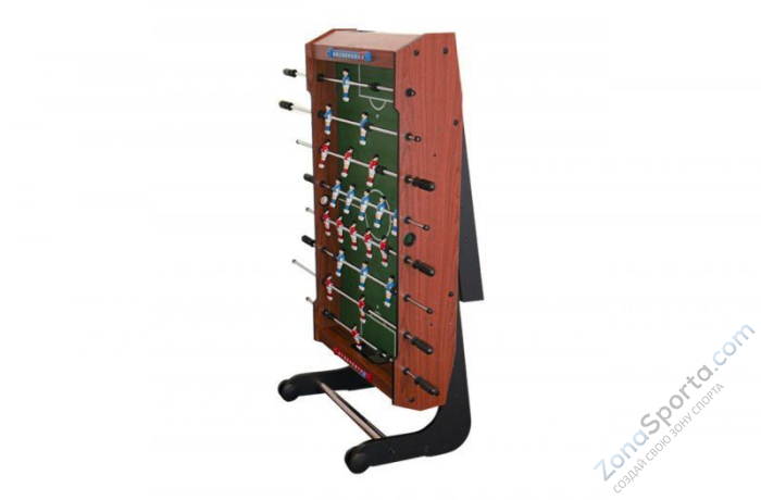 Игровой стол - футбол складной Maccabi Mini (махагон) Игровой стол - футбол складной Maccabi Mini (махагон)