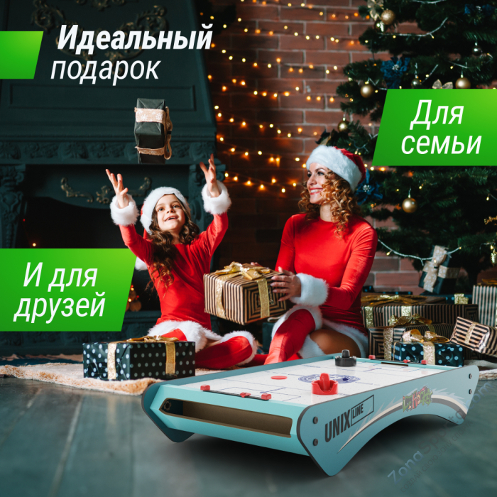 Игровой стол Unix Line Мини Аэрохоккей настольный (73х40 cм) Игровой стол Unix Line Мини Аэрохоккей настольный (73х40 cм)