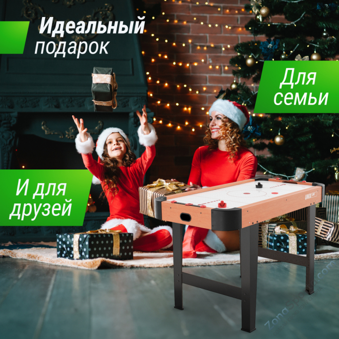 Игровой стол Unix Line Аэрохоккей (125х65 cм) Игровой стол Unix Line Аэрохоккей (125х65 cм)
