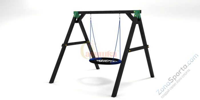 Качели Сава Black с качелями Гнездо Качели Сава Black с качелями Гнездо