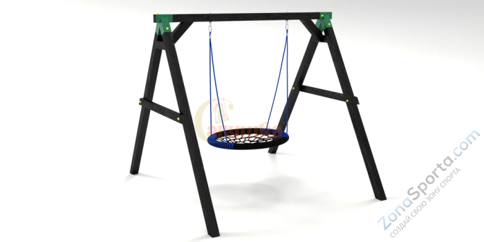 Качели Сава Black с качелями Гнездо Качели Сава Black с качелями Гнездо