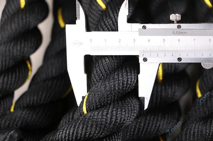 Канат тренировочный 15 м толщина 38 мм телиреновый OKPRO OK1951-15