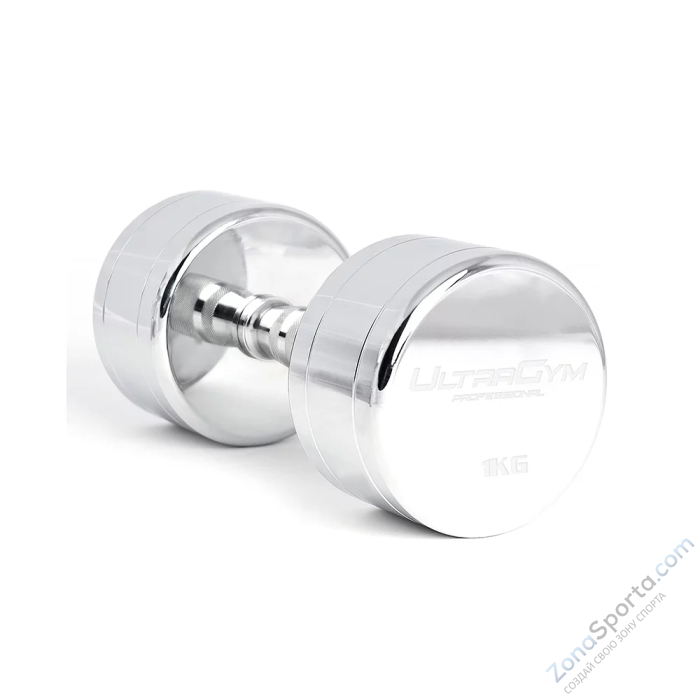 Комплект гантелей хромированных ряд от 1 до 10 кг UG1025 Комплект гантелей хромированных ряд от 1 до 10 кг UG1025