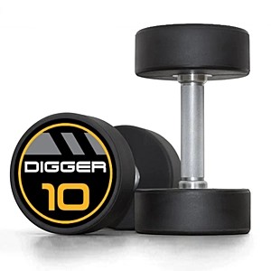 Комплект полиуретановых гантелей 10 пар Hasttings Digger от 2,5 до 25 кг Комплект полиуретановых гантелей 10 пар Hasttings Digger от 2,5 до 25 кг