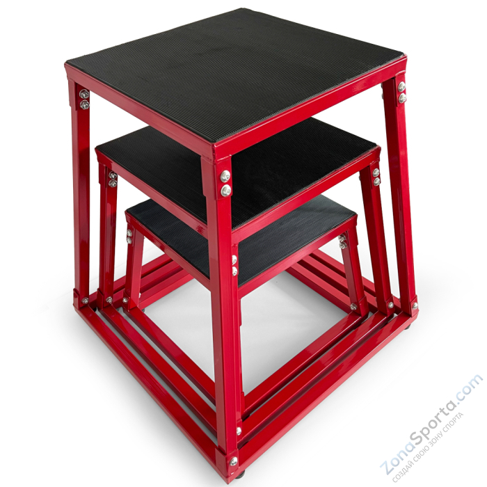 Комплект тумб Unix Fit PRO для прыжков плиобокс 3 шт