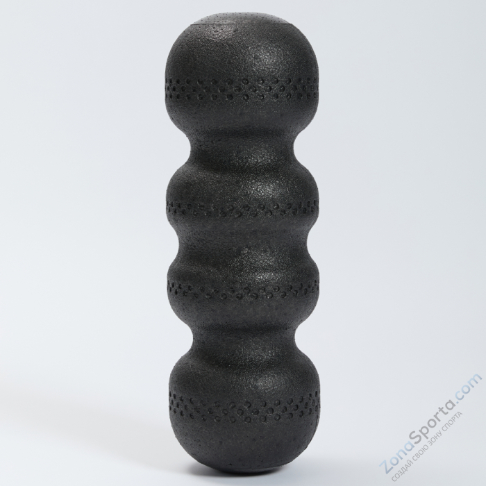 Контурный массажный ролл INEX Rollga 45 x 15 см, черный