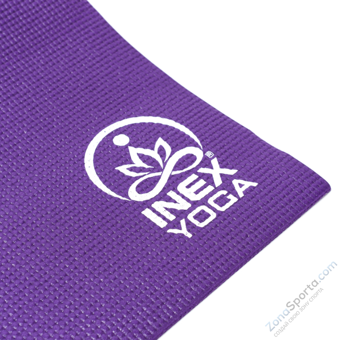 Коврик для йоги INEX Yoga Mat 170 x 60 x 0,6 см, фиолетовый Коврик для йоги INEX Yoga Mat 170 x 60 x 0,6 см, фиолетовый