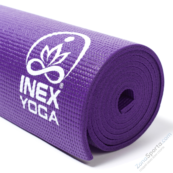 Коврик для йоги INEX Yoga Mat 170 x 60 x 0,6 см, фиолетовый Коврик для йоги INEX Yoga Mat 170 x 60 x 0,6 см, фиолетовый